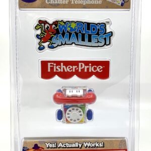 Worlds Smallest Fisher Price Classic Chatter Phone Kit Toy Fun