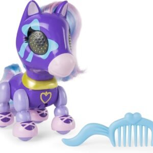 Zoomer Zupps Pretty Ponies, Lilac, Series 1 Interactive Pony with Lights, Sounds