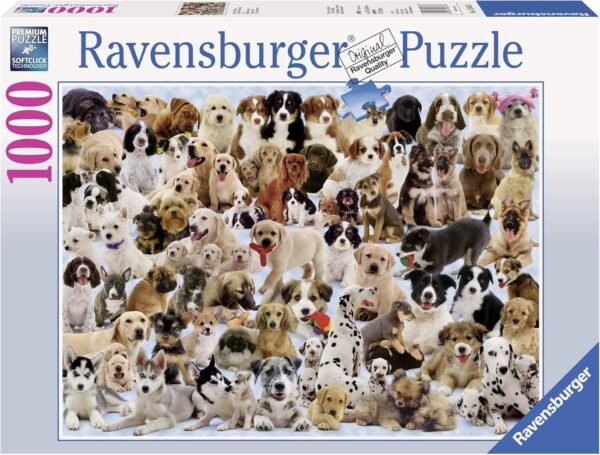 Ravensburger Dogs Galore - 1000 Piece Jigsaw Puzzle for Adults Every Piece