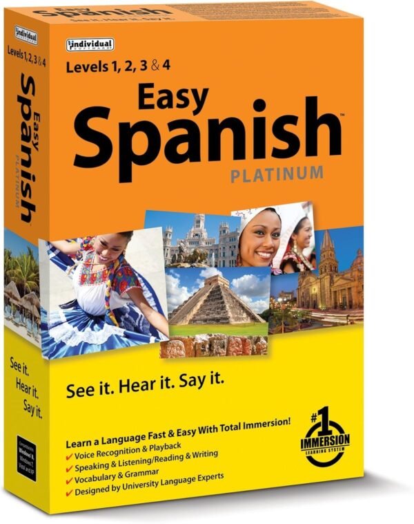 Individual Software Easy Spanish Platinum Kit Toy Fun Kids Pack