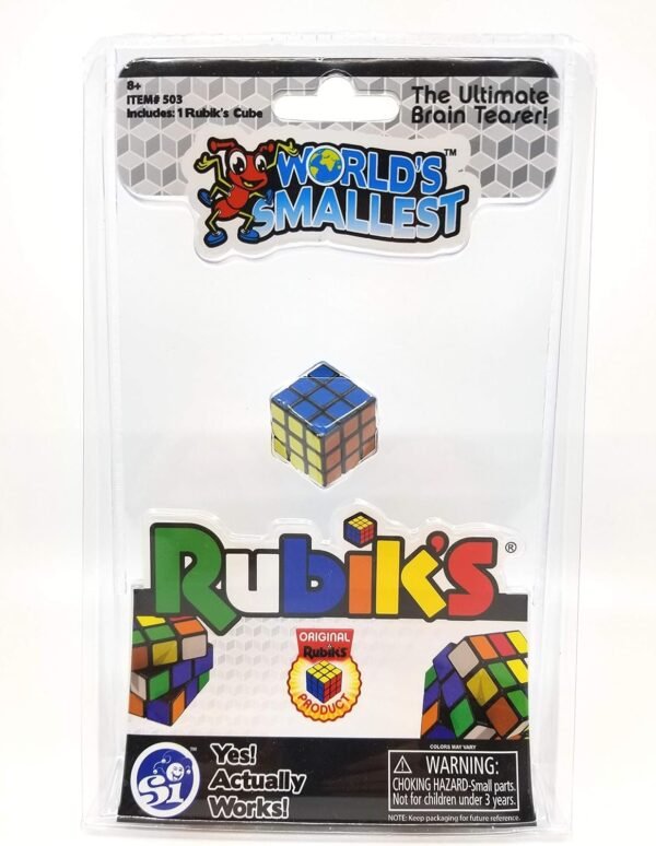 Worlds Smallest Rubiks Cube Kit Toy Fun Kids Pack Set
