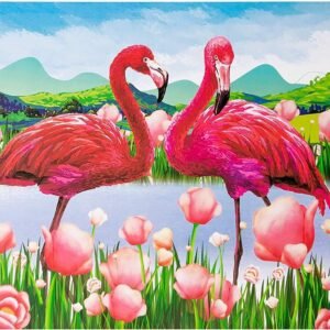 1000PCS Flamingo Jigsaw Puzzles for Kids Adults - Intellectual Educational Game Gift