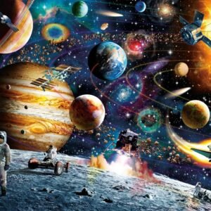Poptrend 1000 Piece Jigsaw Puzzle for Adult-Space Traveler, Jigsaw Puzzles 1000 Pieces,Adult