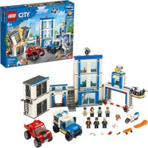 LEGO City Police Station 60246 Police Toy, Fun Building Set for Kids,