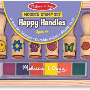 Melissa & Doug Happy Handle Stamp Set Kit Toy Fun