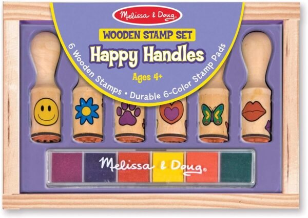 Melissa & Doug Happy Handle Stamp Set Kit Toy Fun