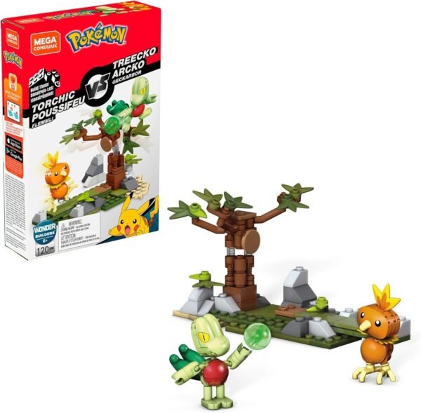 Mega Construx Pokemon Torchic vs Treecko Kit Toy Fun Kids