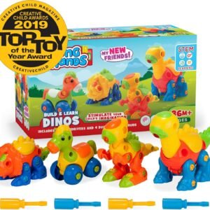 Creative Kids Build & Learn Dinosaur Take Apart Toy Set with Tools