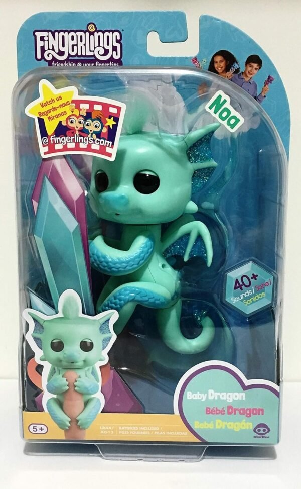 WowWee Fingerlings Baby Dragon Noa Kit Toy Fun Kids Pack