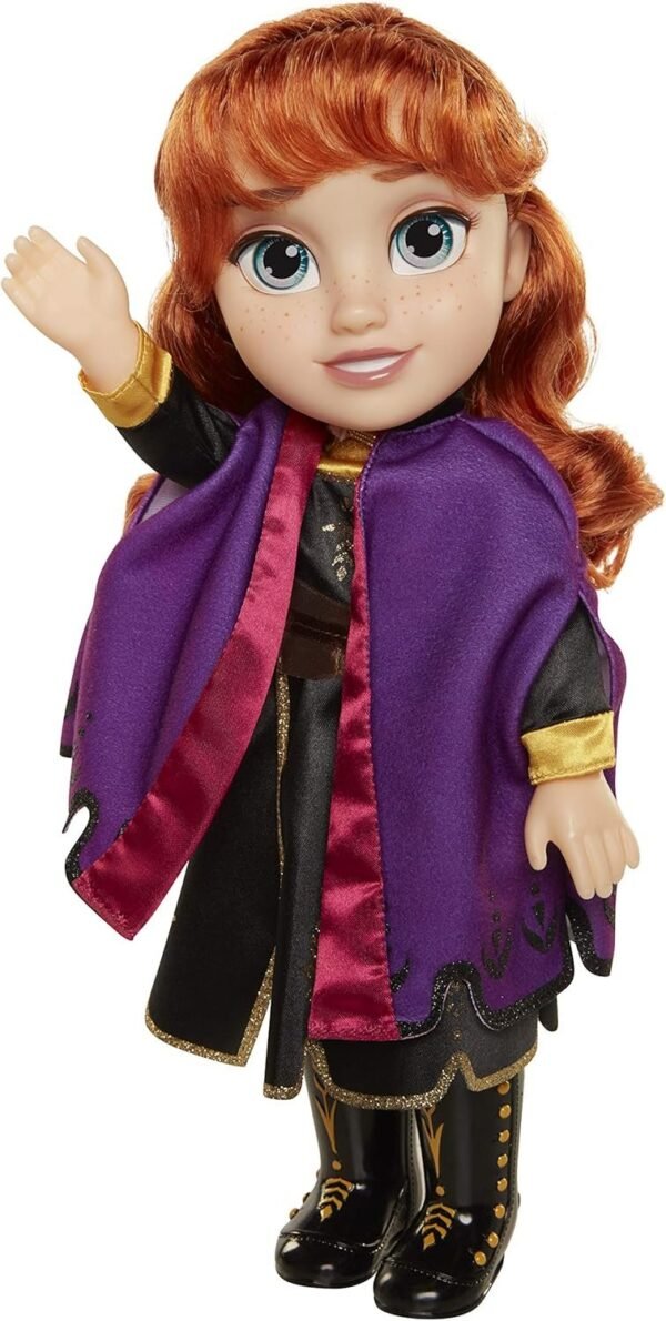 Disney Frozen 2 Anna Travel Doll - Features Violet Travel Cape Boots