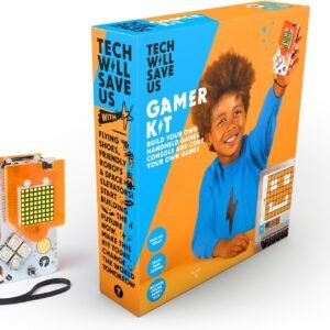 Tech Will Save Us, Gamer Kit Ready-Soldered Educational STEM Toy, Ages 12