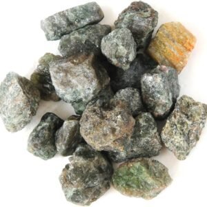 JIC Gem 1lb Bulk Rough Green Apatite Crystal from Madagascar 1 Natural