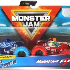 Monster Jam, Official Blue Thunder vs. Hurricane Force Die-Cast Monster Trucks, 164