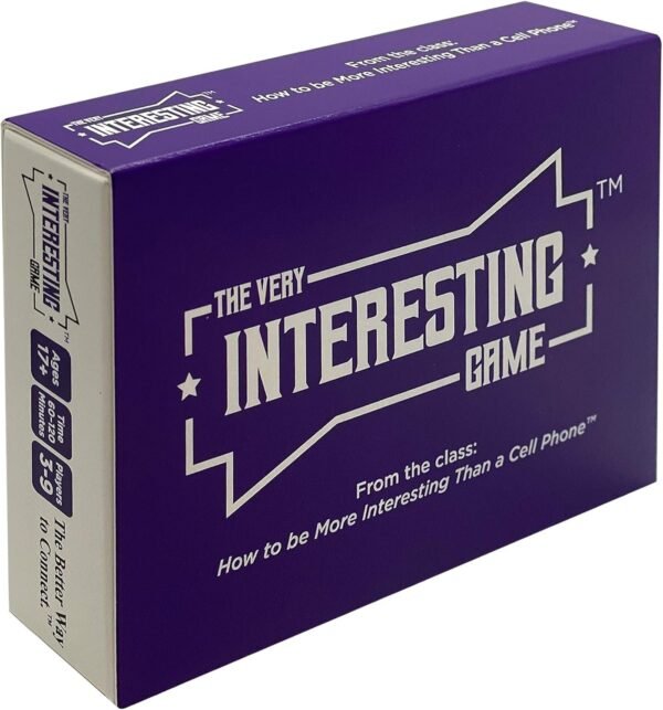 The Very Interesting Game - Fun Card Games for Adults and Teens,