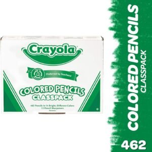 Crayola Colored Pencil Classpack, School Supplies, 14 Assorted Colors, 462 Count