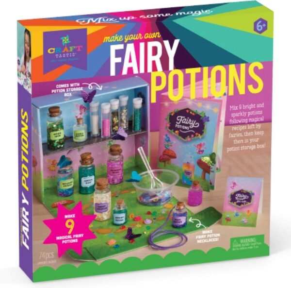Craft-tastic Fairy Potions Craft Kit Make 9 Magical Fairy Potions