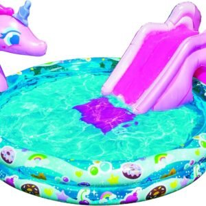 BANZAI Spray N Splash 60 Unicorn Pool Kit Toy Fun