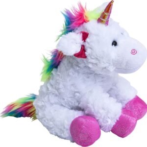 The Petting Zoo - 10 Rainbow Unicorn - Stuffed Animal Toy -