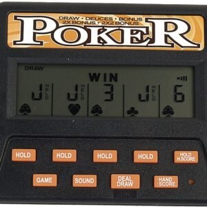 John N. Hansen Classic 5-in-1 Poker Electronic Games Kit Toy