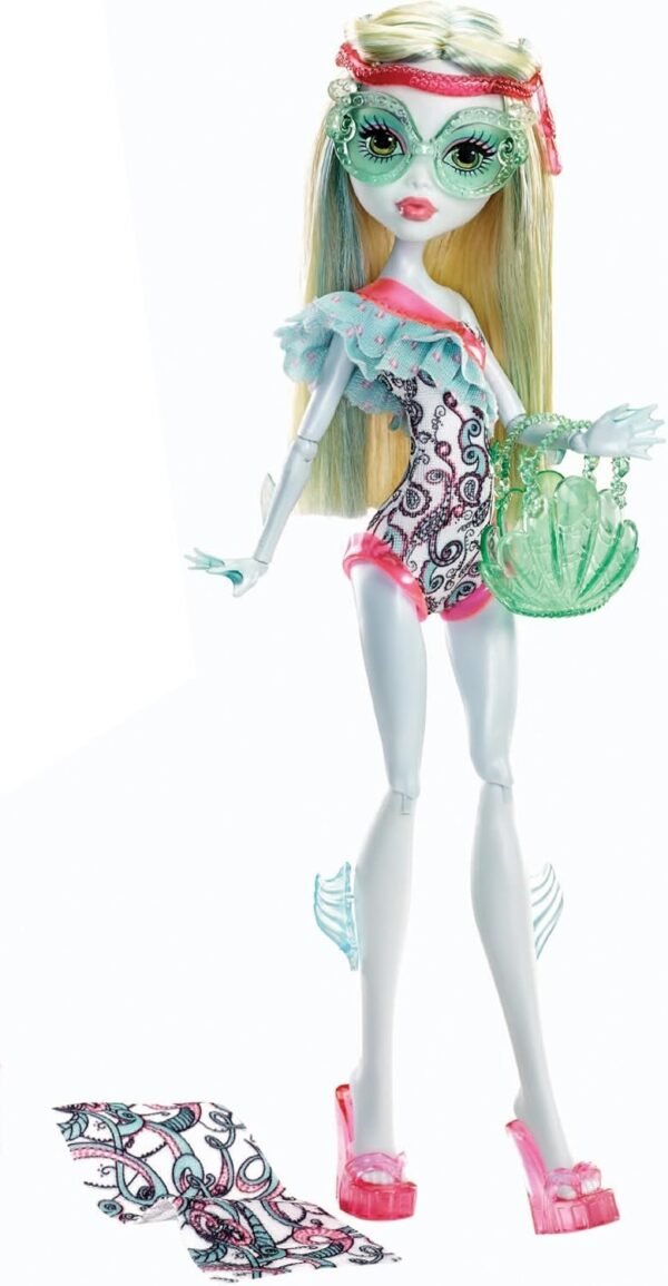 Monster High Beach Beasties Lagoona Blue Doll Kit Toy Fun