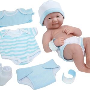 La Newborn Nursery 8 Piece Layette Baby Doll Gift Set, featuring 14