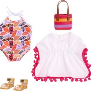 Journey Girls 18 Doll Fashion Set Sunny Days Swimsuit Set - Amazon