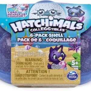 Hatchimals Colleggtibles, Mermal Magic 6 Pack Shell Carrying Case with Season 5