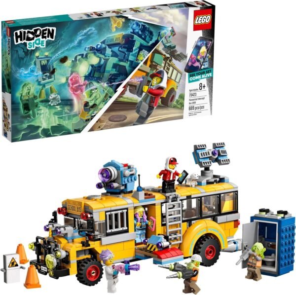 LEGO Hidden Side Paranormal Intercept Bus 3000 70423 Augmented Reality AR Building