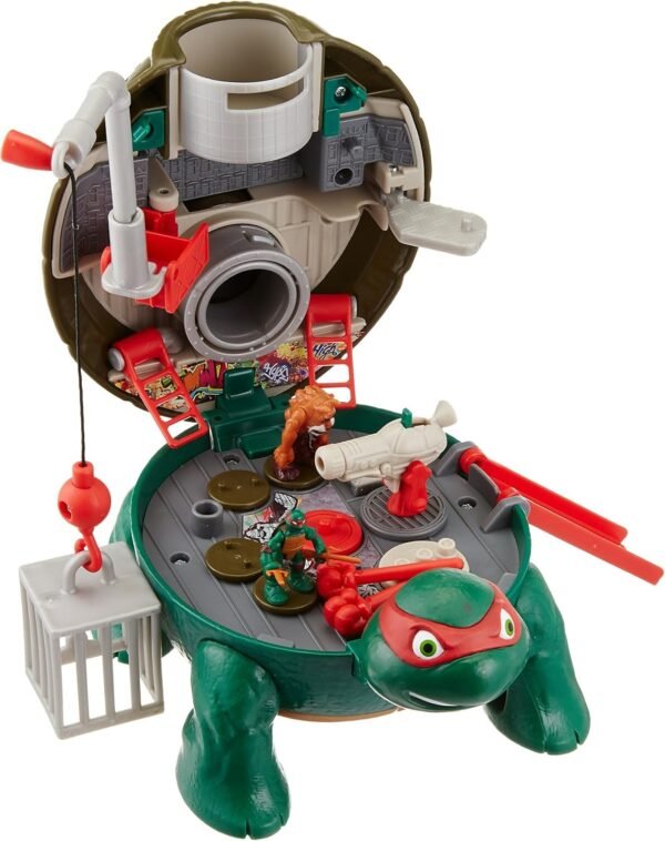 Teenage Mutant Ninja Turtles Micro Mutant Raphaels Roof Top Pet to Turtle