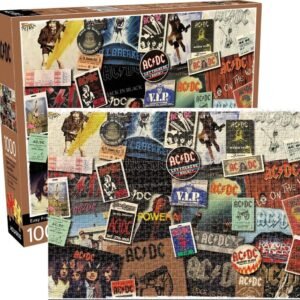 AC/DC Albums 1,000 pc Puzzle Kit Toy Fun Kids Pack