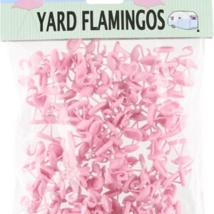 Yard Flamingo Miniatures Kit Toy Fun Kids Pack Set Play