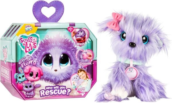 Little Live Scruff-A-Luvs Plush Mystery Rescue Pet - Purple Kit