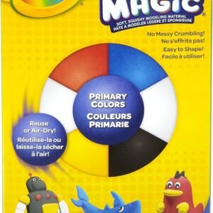 Crayola Model Magic .5 Ounces 6/Pkg-Primary Kit Toy Fun Kids