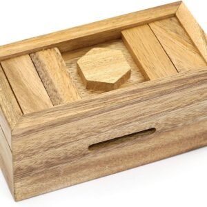 Puzzle Gift Case Box and Magic Cards Case Holder with Hidden Compartments