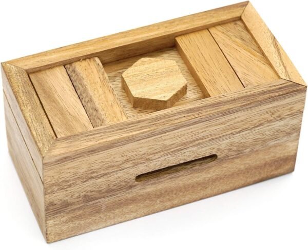 Puzzle Gift Case Box and Magic Cards Case Holder with Hidden Compartments