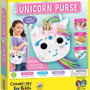 Creativity for Kids Unicorn Purse - Create A No Sew Fabric Unicorn