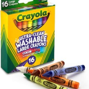 Crayola Ultra Clean Washable Crayons, Large Crayons, 16Count Kit Toy