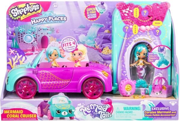 Shopkins Happy Places Mermaid Convertible Kit Toy Fun Kids Pack