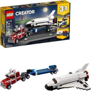 LEGO Creator 3in1 Shuttle Transporter 31091 Building Kit 341 Pieces