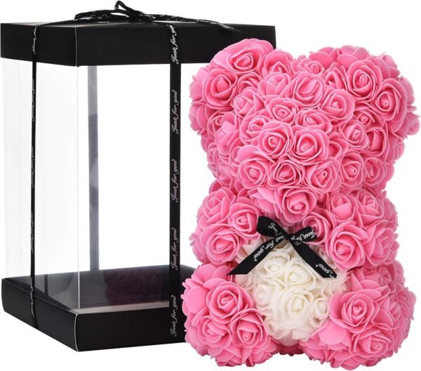 Rose Bear Hand Made Teddy Bear Rose Bear Rose Teddy Bear -