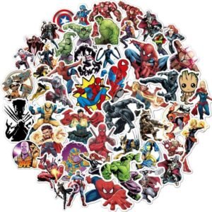 Superhero Avengers Stickers for Teens,Comic Legends Stickers with Party Favors for Kids,Graffiti