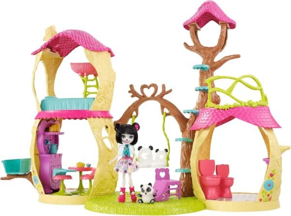 Enchantimals Panda Tree House Play Set with Doll and Panda Amazon Exclusive