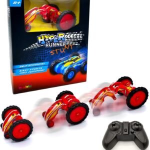 MukikiM Hyper Runner Stunt - Red Remote Control Race Car Rocks Super