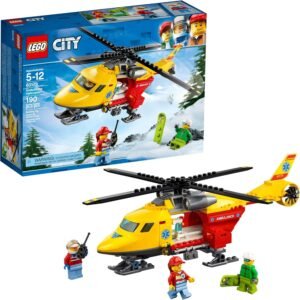 LEGO City Ambulance Helicopter 60179 Building Kit, New 2019 190 Pieces