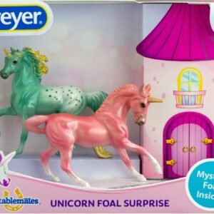 Breyer Horses Stablemates Mystery Unicorn Foal Surprise Open and Find The Surprise