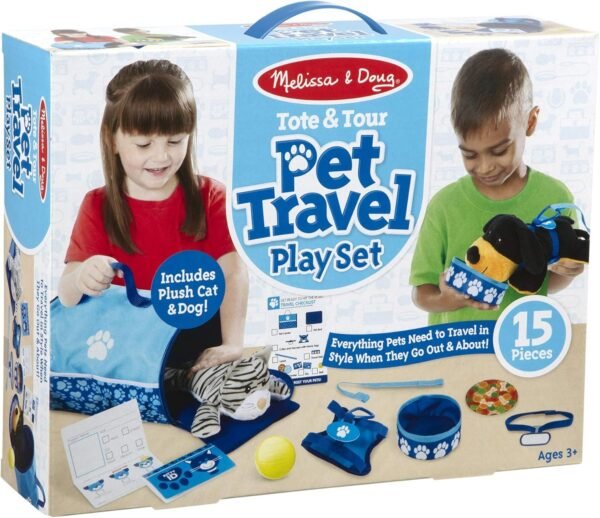 Melissa & Doug Tote & Tour Pet Travel Play Set