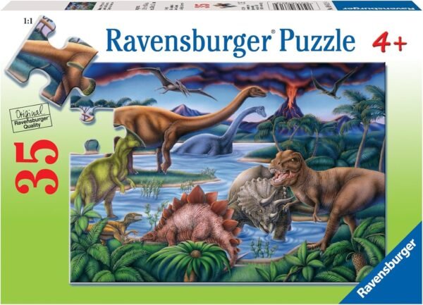 Ravensburger Dinosaur Playground - 35 Piece Jigsaw Puzzle for Kids Every Piece