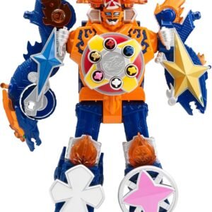 Power Rangers Super Ninja Steel Megazord Figure, Blaze Megazord Kit