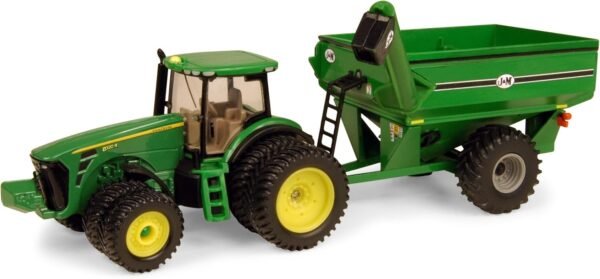 ERTL John Deere 8320R Tractor With J & M Grain Cart 164