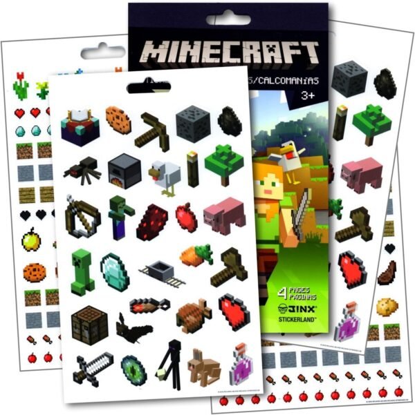 Minecraft Stickers ~ Over 295 Minecraft Fun Stickers Kit Toy